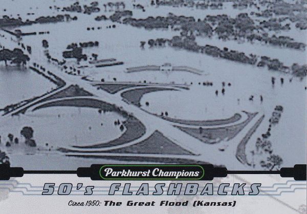 insert karta THE GREAT FLOOD 22-23 Parkhurst Champions 50´s Flashbacks číslo FB-4